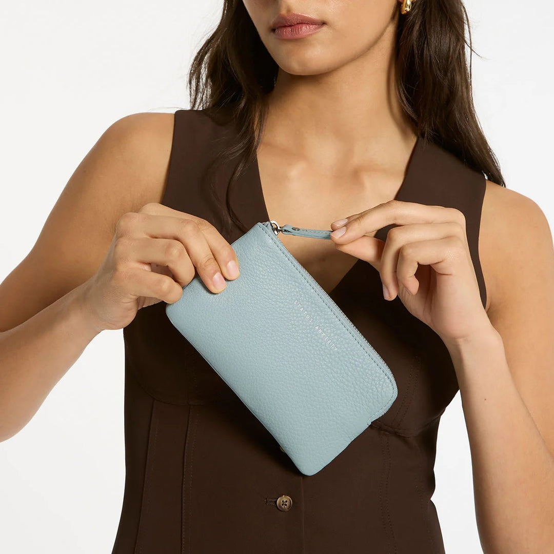 Smoke and Mirrors Wallet - Powder Blue - Chillis & More NZ