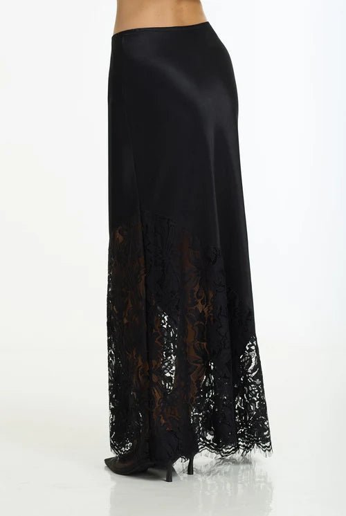 Softly Spoken Skirt - Black Lace - Chillis & More NZ