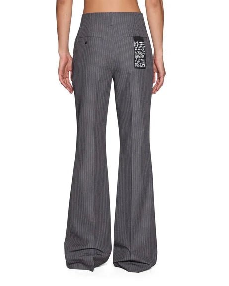 Soho Trouser - Grey Pinstripe - Chillis & More NZ