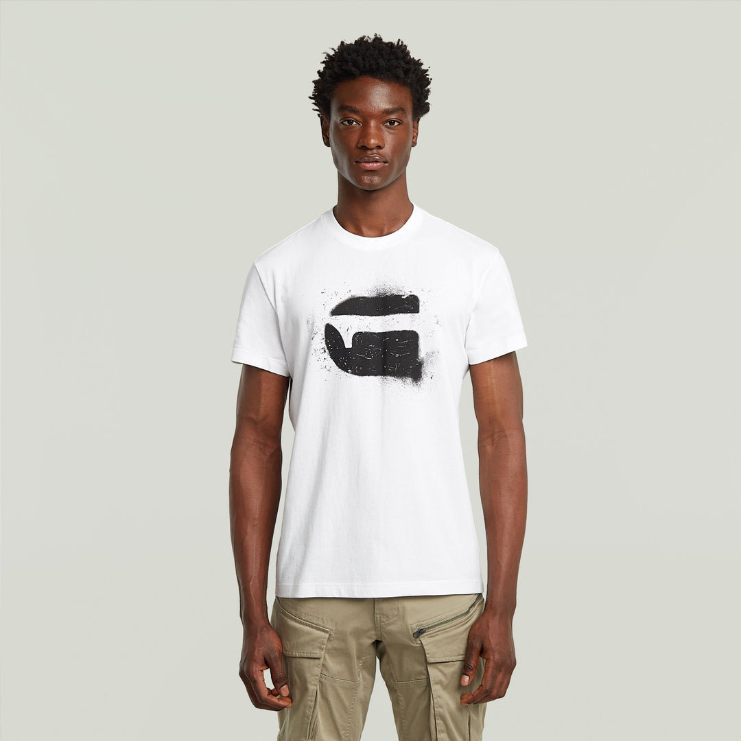 Spray G Logo R Tee - White - Chillis & More NZ