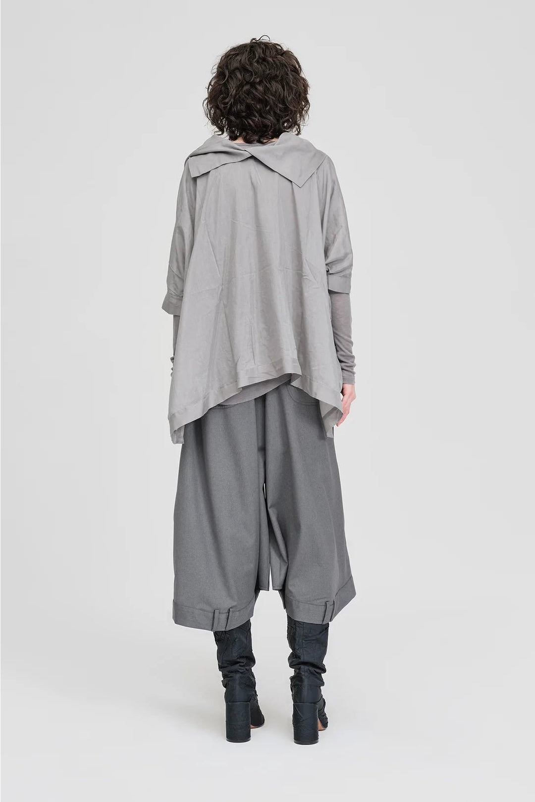 Squared Assembly Top - Pewter - Chillis & More NZ