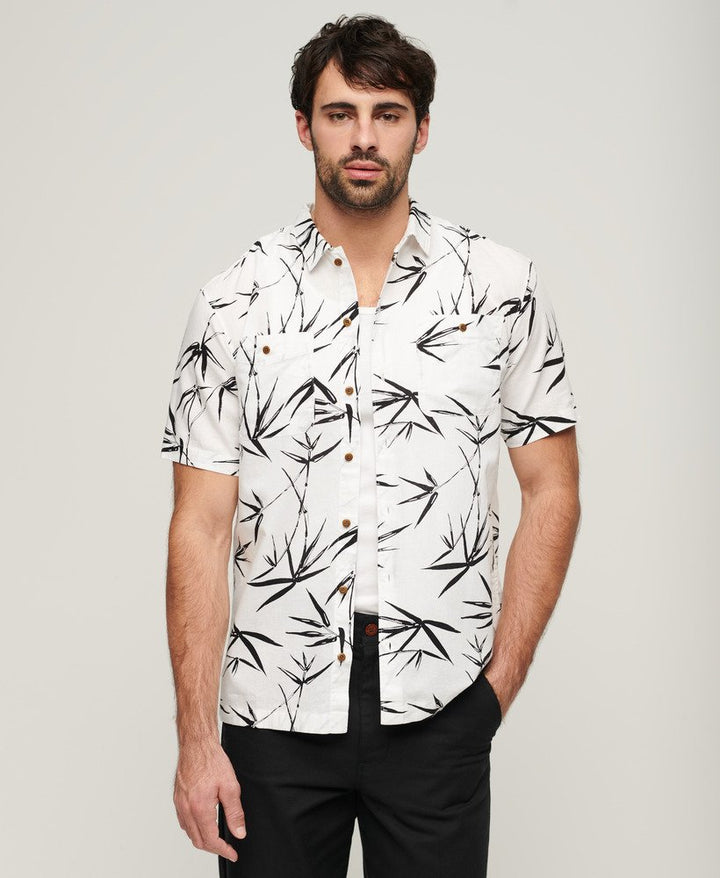 S/S Beach Shirt - Optic Bamboo - Chillis & More NZ