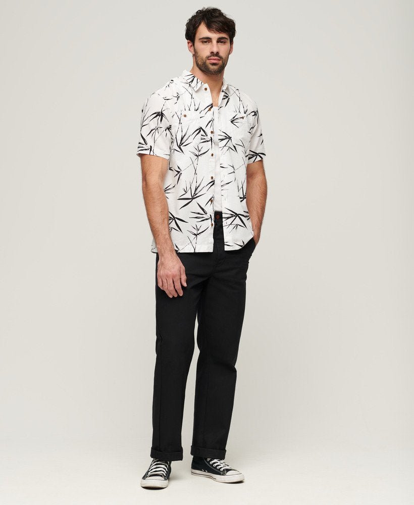 S/S Beach Shirt - Optic Bamboo - Chillis & More NZ