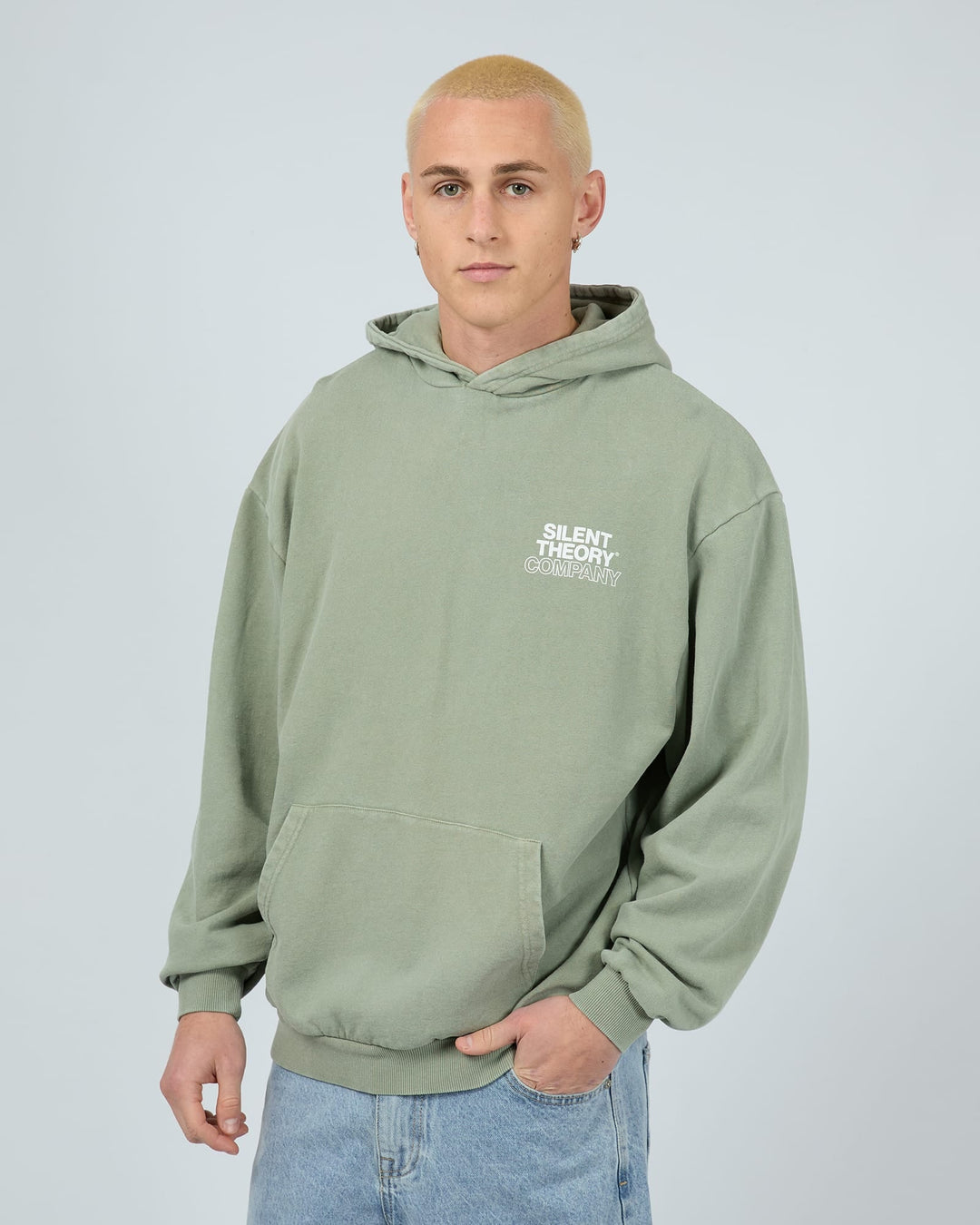 Stacked Hoodie - Sage - Chillis & More NZ