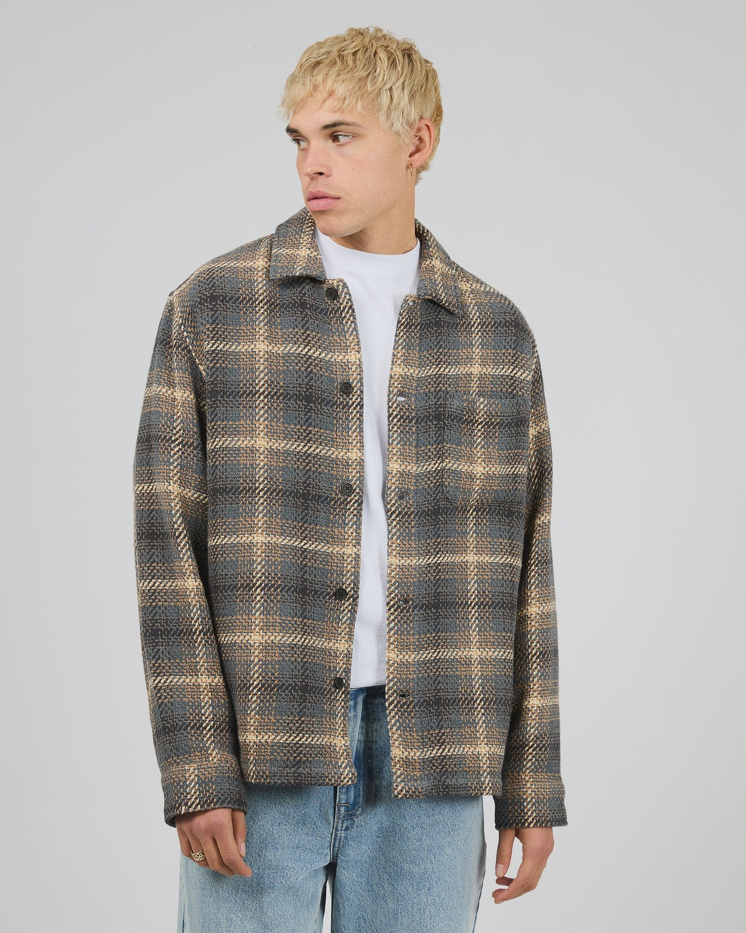 Stature Overshirt - Brown - Chillis & More NZ