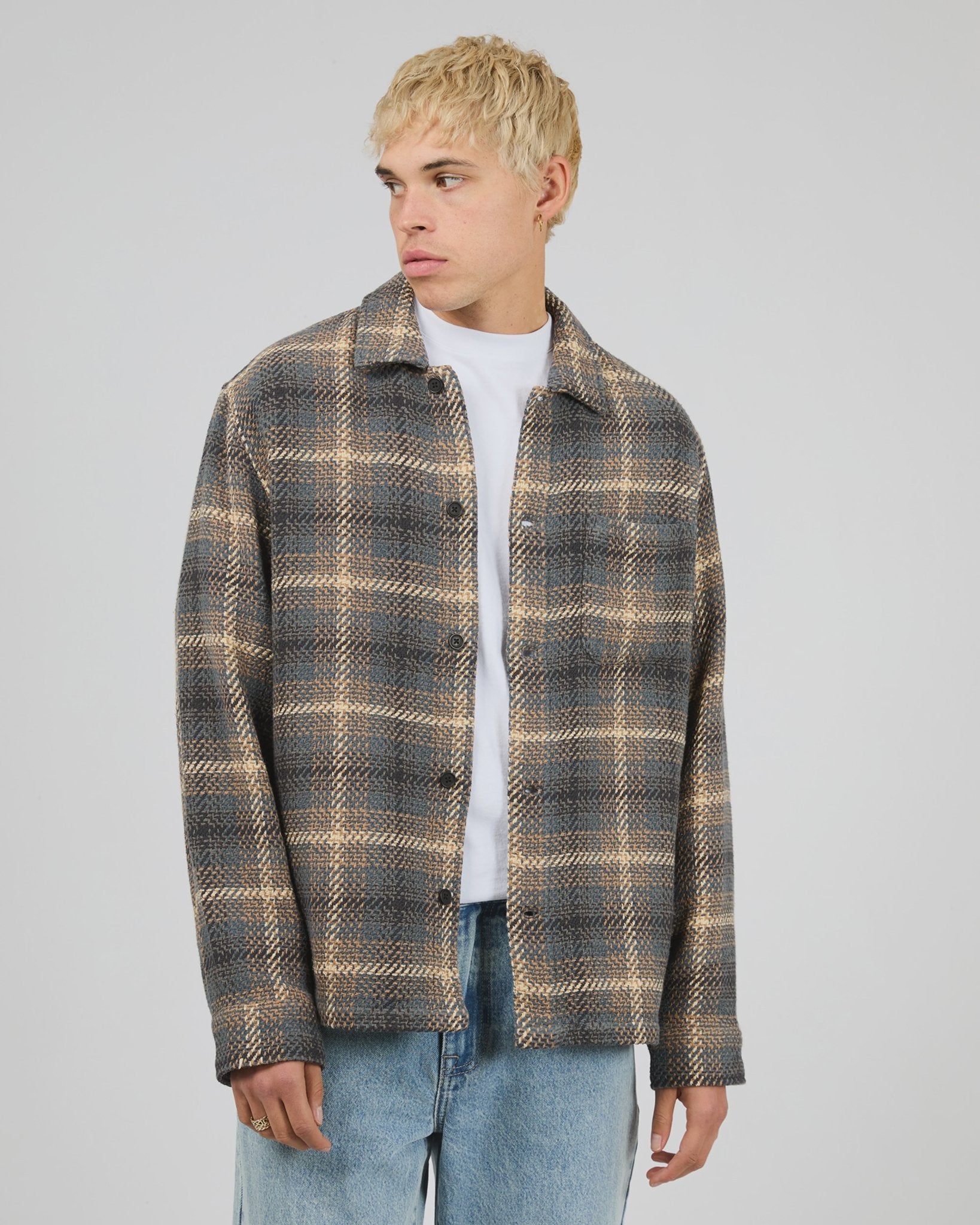Stature Overshirt - Brown - Chillis & More NZ