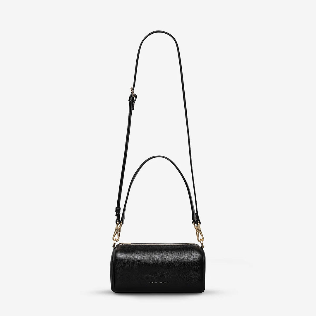 Sunblind Handbag - Black/Brushed Gold