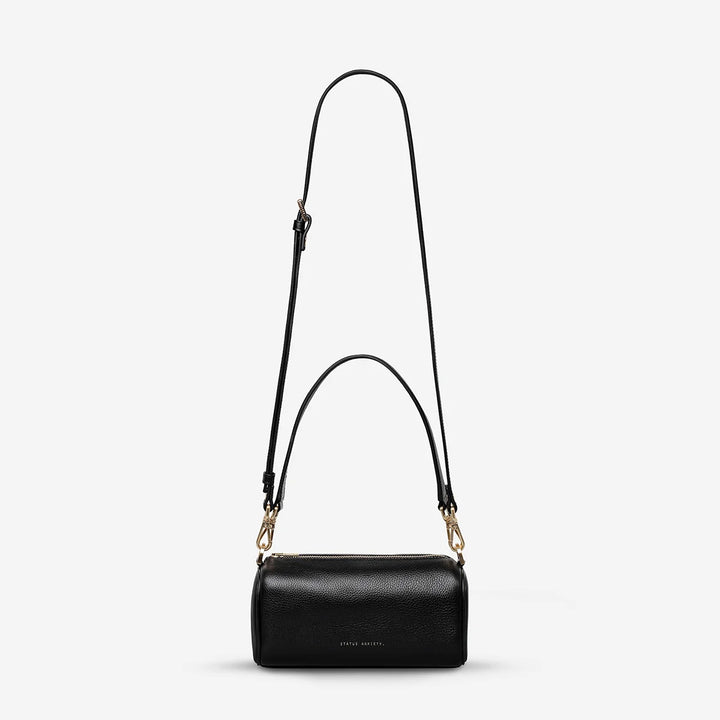 Sunblind Handbag - Black/Brushed Gold
