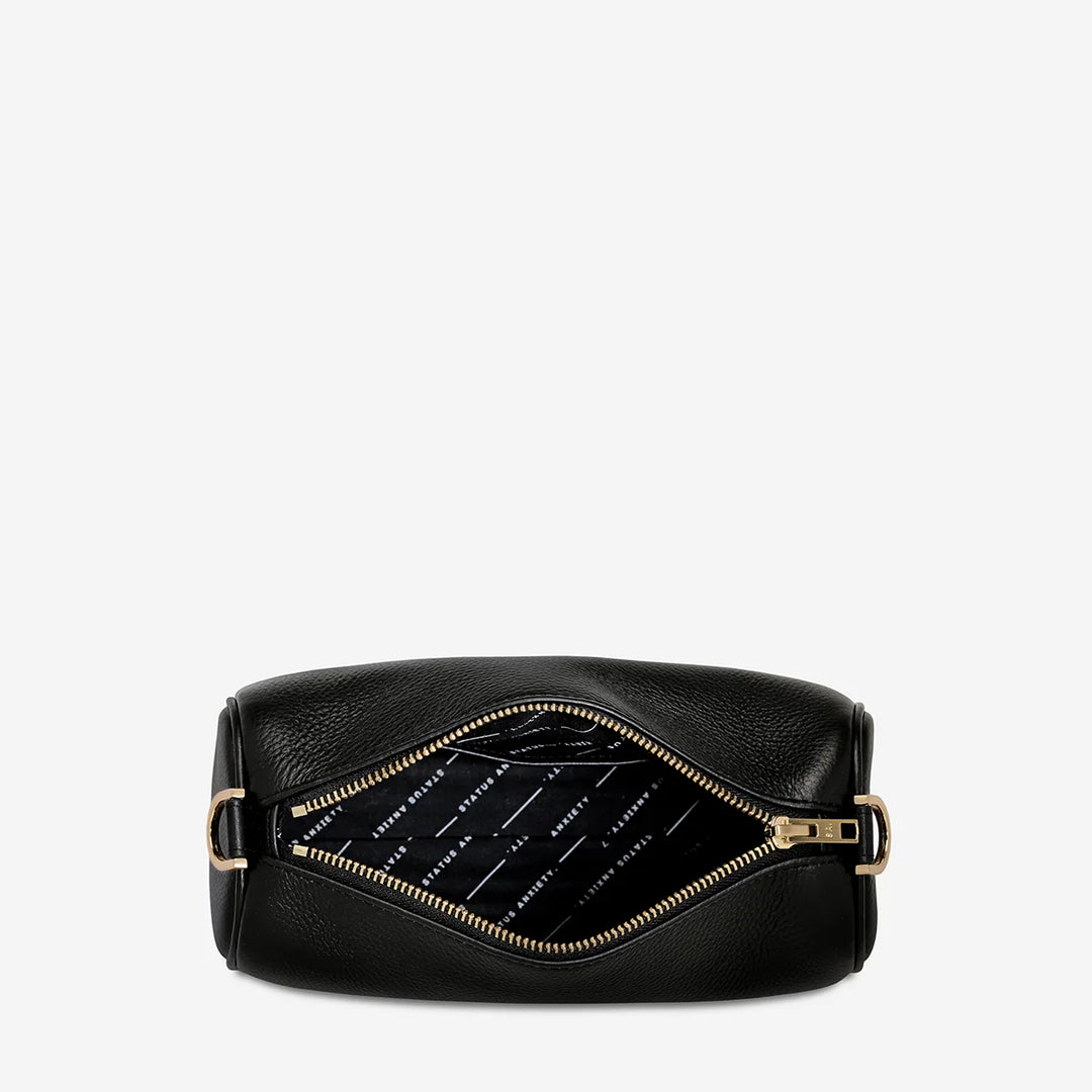 Sunblind Handbag - Black/Brushed Gold
