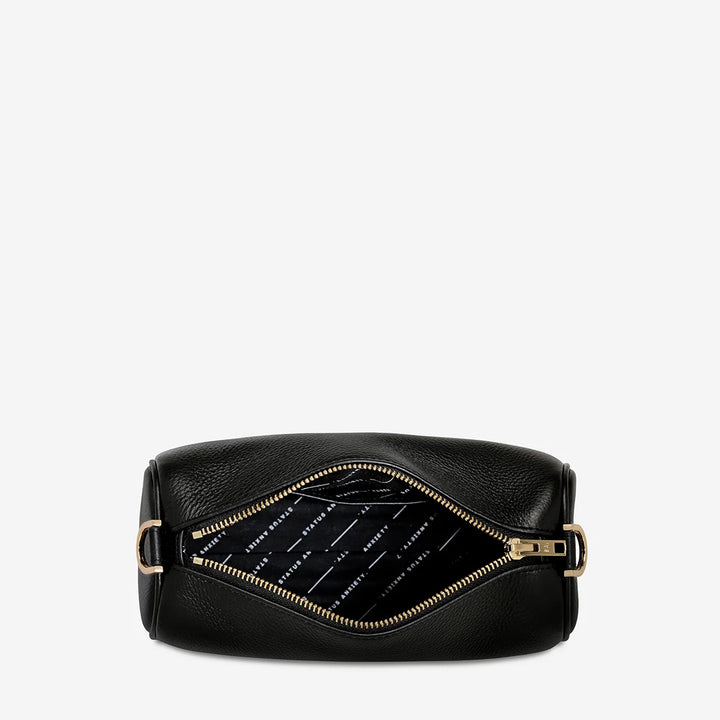 Sunblind Handbag - Black/Brushed Gold