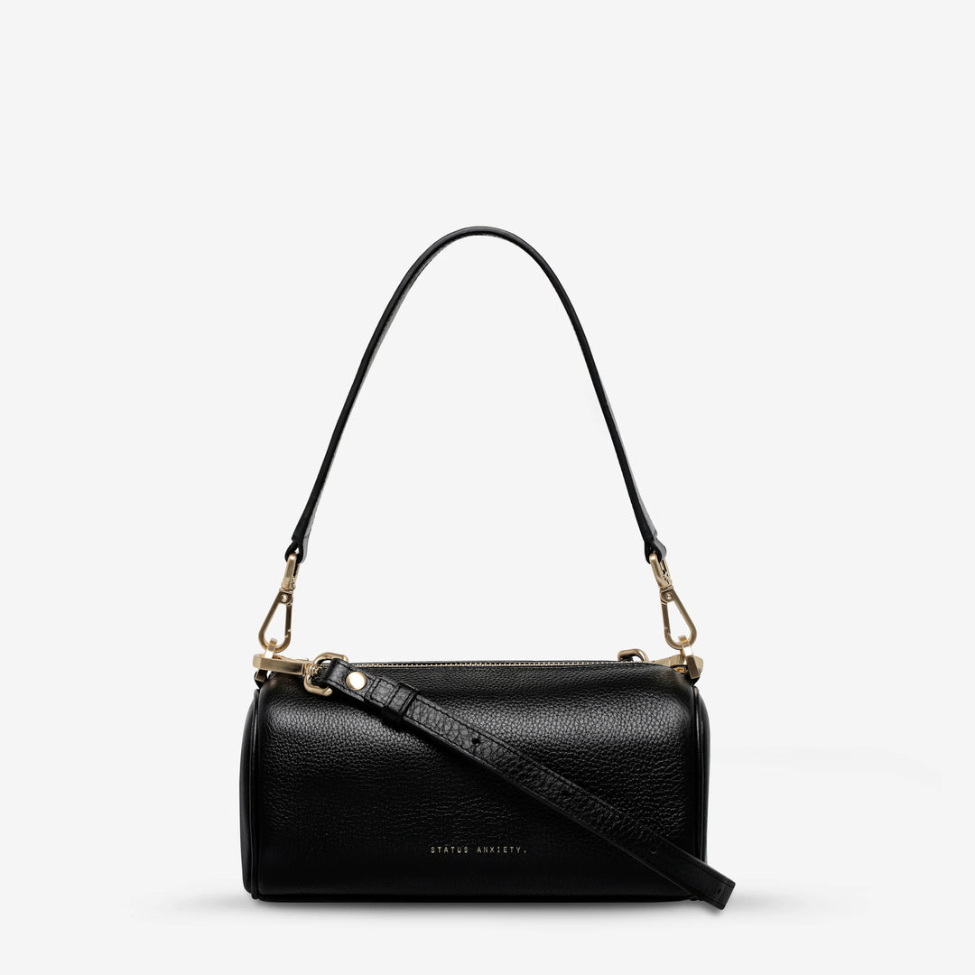 Sunblind Handbag - Black/Brushed Gold