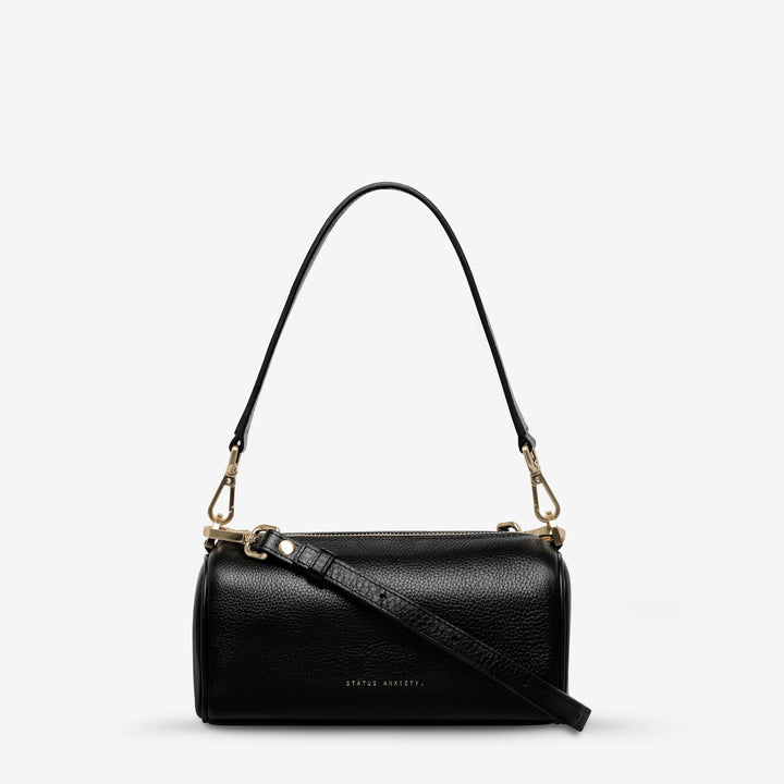 Sunblind Handbag - Black/Brushed Gold