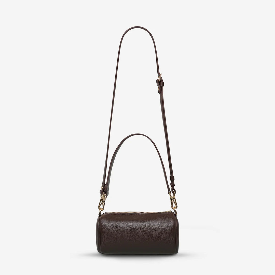 Sunblind Handbag - Cocoa/Brushed Gold