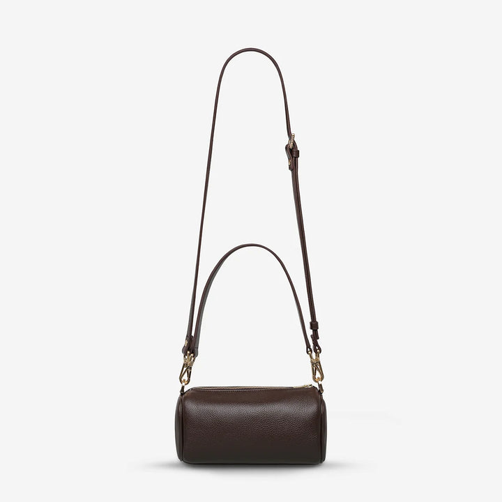 Sunblind Handbag - Cocoa/Brushed Gold
