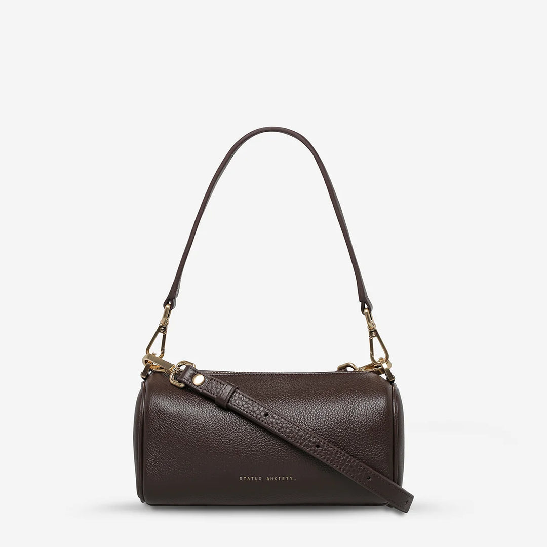 Sunblind Handbag - Cocoa/Brushed Gold