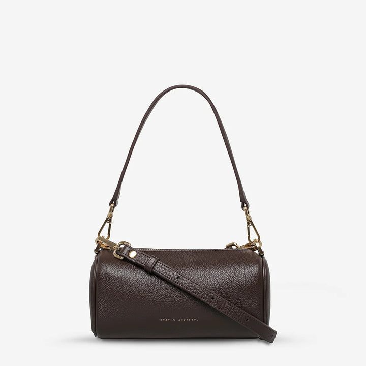Sunblind Handbag - Cocoa/Brushed Gold