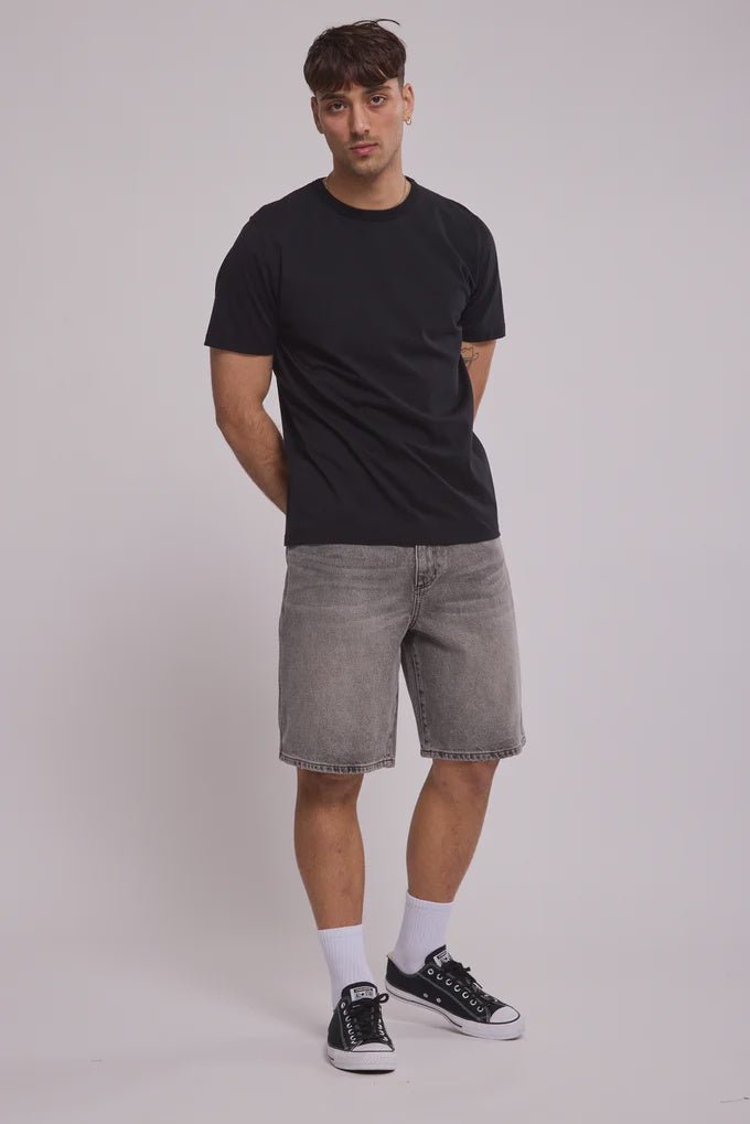 Steezy Short - Black Top Grey - Chillis & More NZ