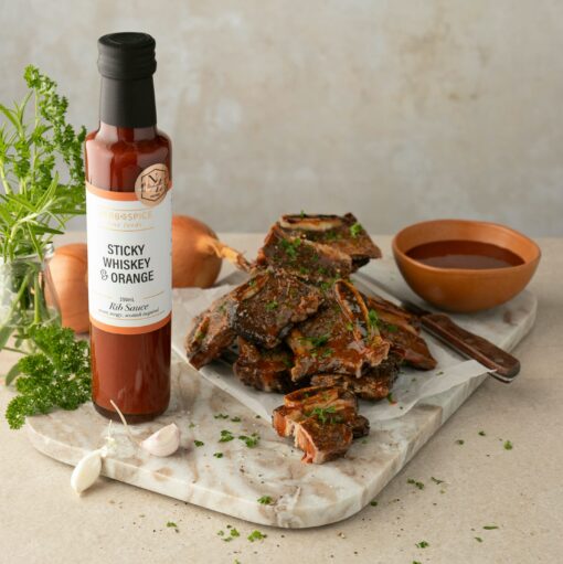 Sticky Whiskey & Orange Rib Sauce - Chillis & More NZ