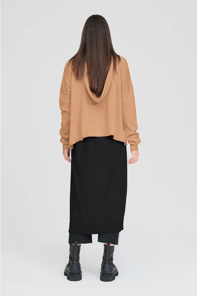 Stitched Lucent Hoodie - Toffee/Black - Chillis & More NZ