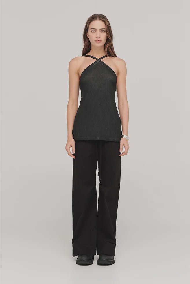 Straight Extended Tank - Blackened Grey - Chillis & More NZ