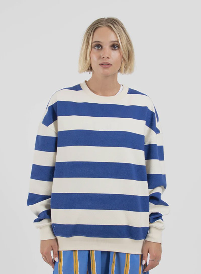 Stripe Game Crew Tiny - Blue/White - Chillis & More NZ