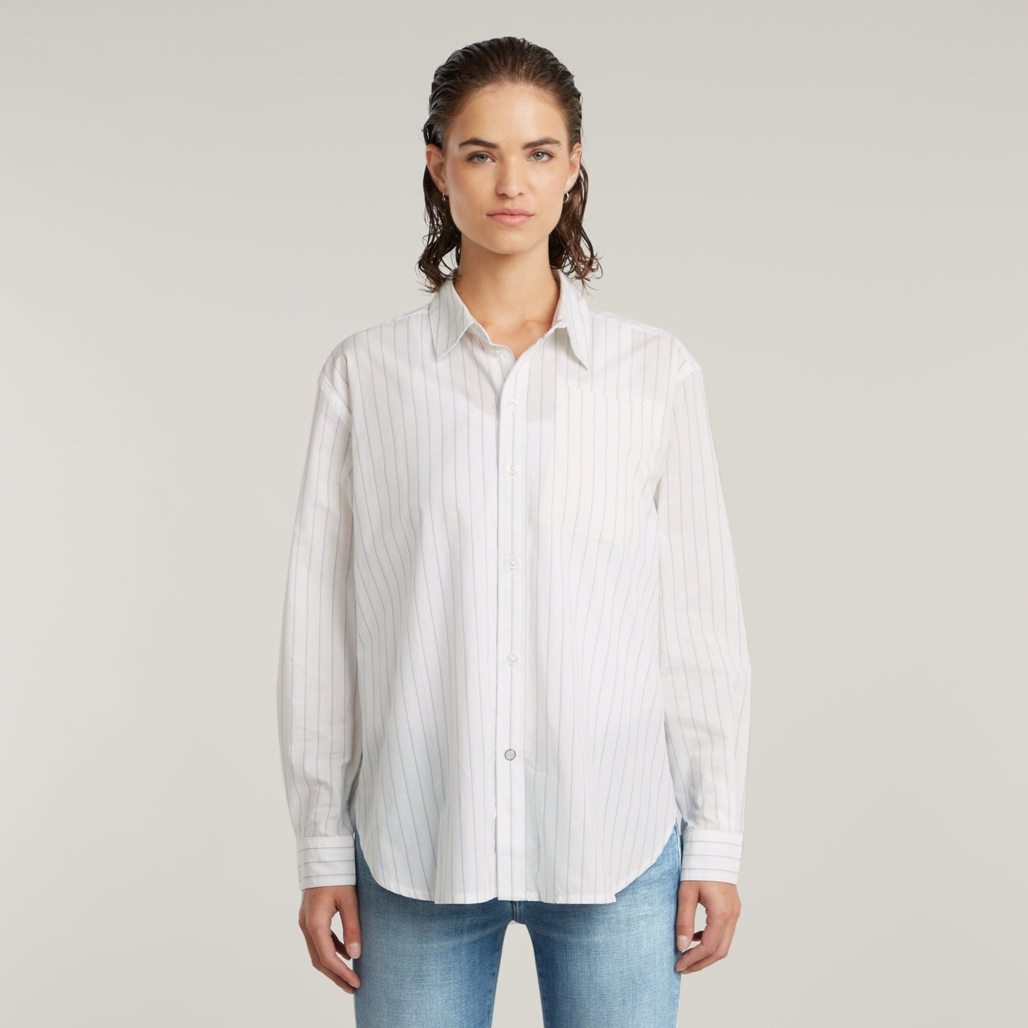 Summer Bf L/S Shirt - Plein Air Claire Stripe - Chillis & More NZ