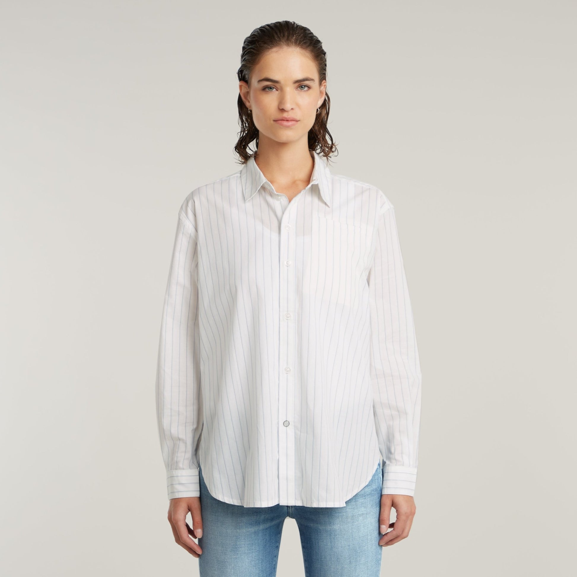 Summer Bf L/S Shirt - Plein Air Claire Stripe - Chillis & More NZ