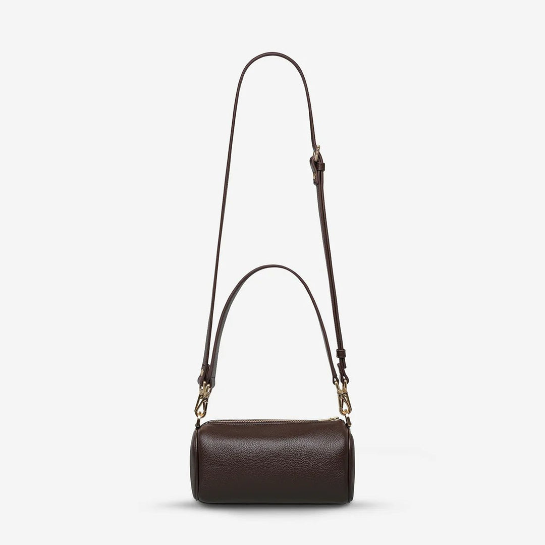 Sunblind Handbag - Cocoa/Brushed Gold - Chillis & More NZ