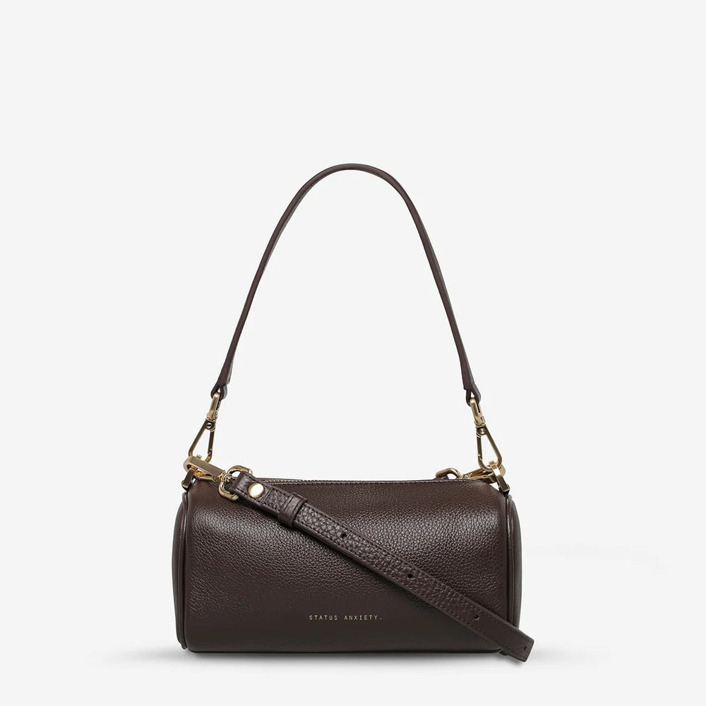 Sunblind Handbag - Cocoa/Brushed Gold - Chillis & More NZ