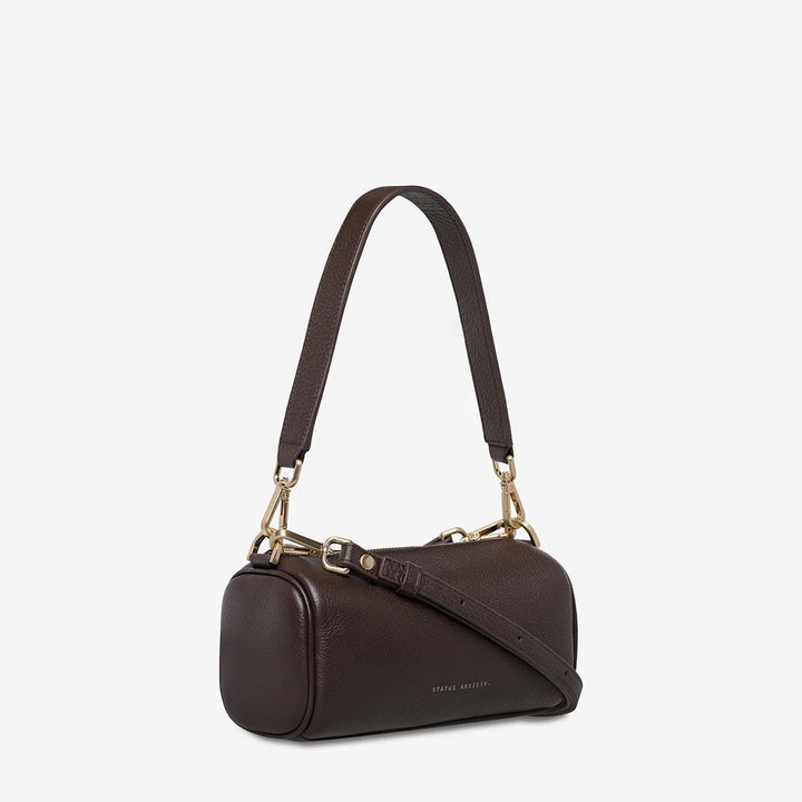 Sunblind Handbag - Cocoa/Brushed Gold - Chillis & More NZ
