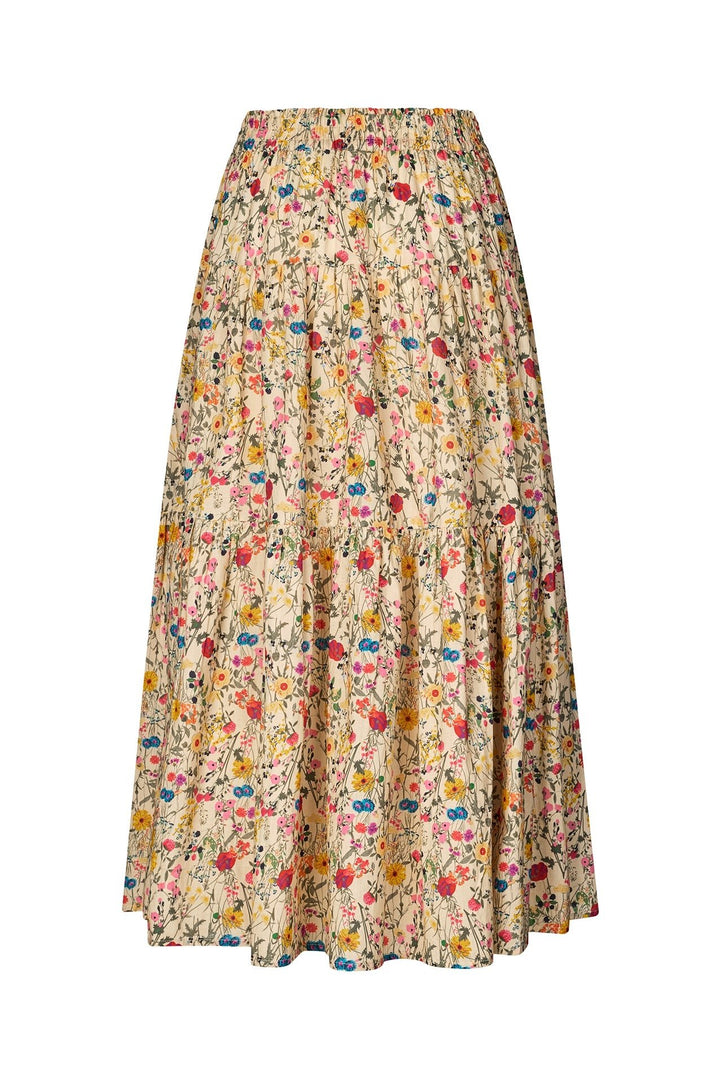 SunsetLL Maxi Skirt - Flower Print - Chillis & More NZ