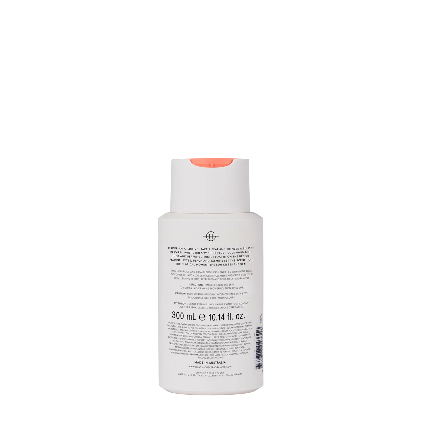 Sunsets In Capri Body Wash 300ml - Chillis & More NZ