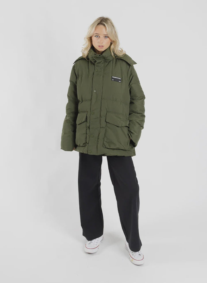 Surround Jacket - Military - Chillis & More NZ