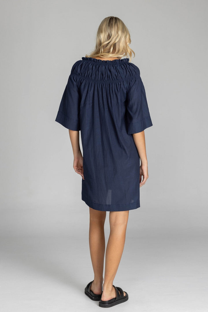 Take My Hand Dress - Navy - Chillis & More NZ
