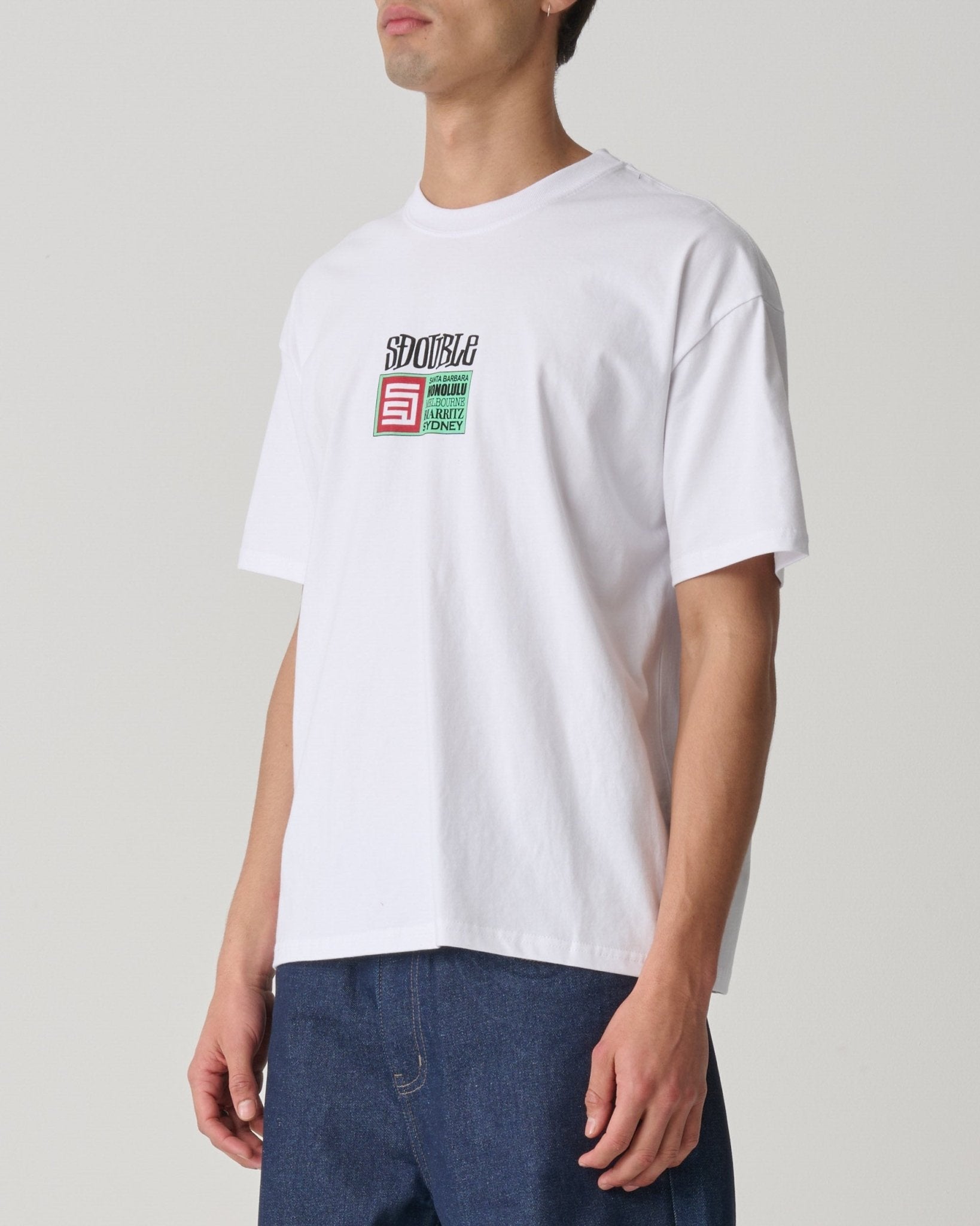 Tall Billboard SS Tee - White - Chillis & More NZ