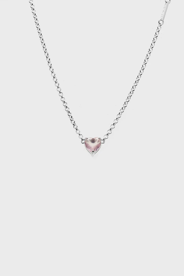 Talon Necklace - Rose Quartz - Chillis & More NZ