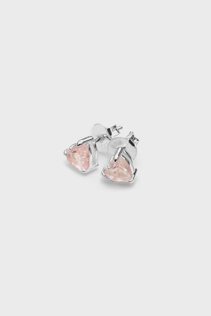 Talon Studs - Rose Quartz - Chillis & More NZ