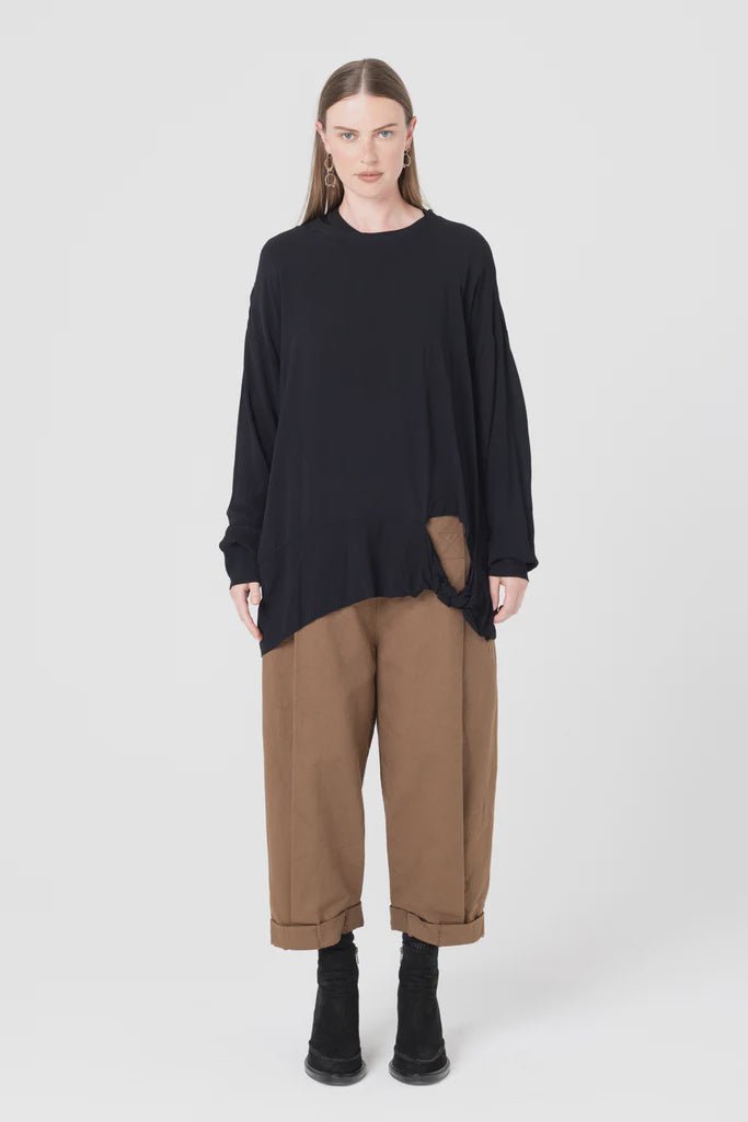 Tangle Sweater - Black Sheer - Chillis & More NZ