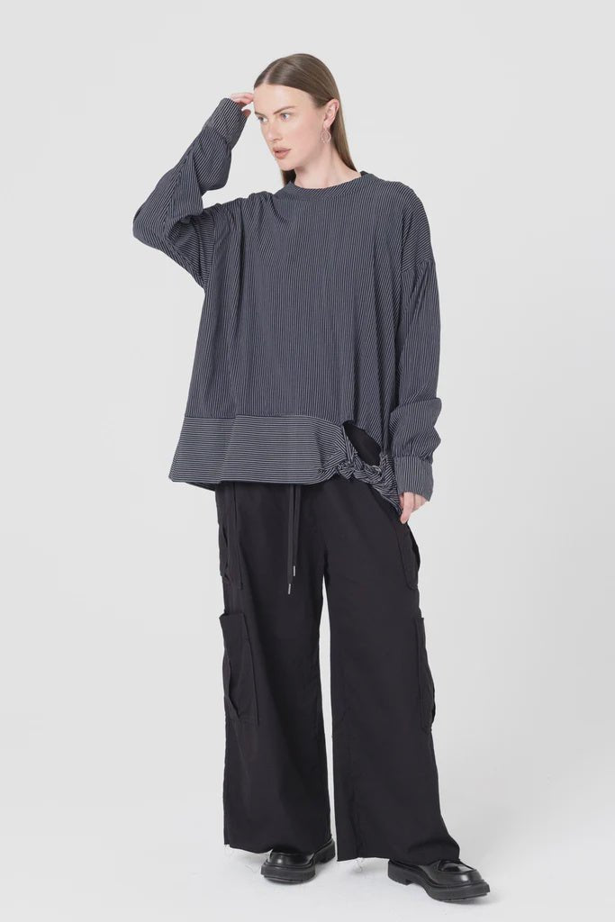 Tangle Sweater - Ink Pinstripe - Chillis & More NZ