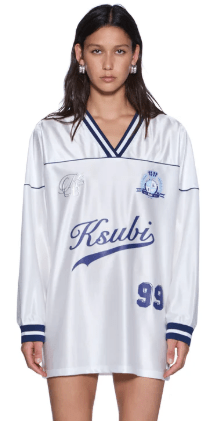 Teamster LS Dress - Vintage White - Chillis & More NZ