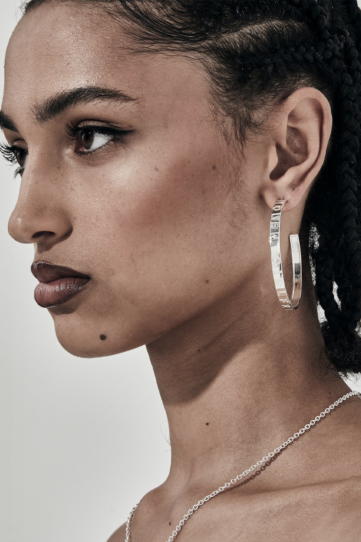 Text Logo Hoop Earrings - Chillis & More NZ