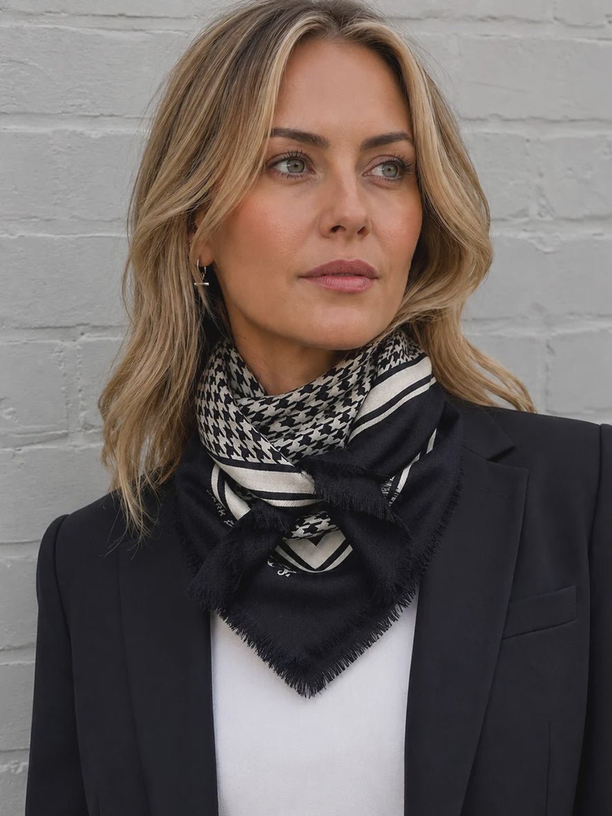 The Hunter Petite Wool Silk Scarf - Chillis & More NZ