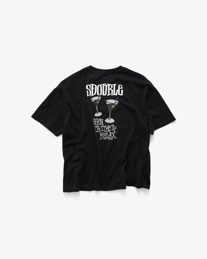 Time To Relax HW T-Shirt - Overdye Black - Chillis & More NZ