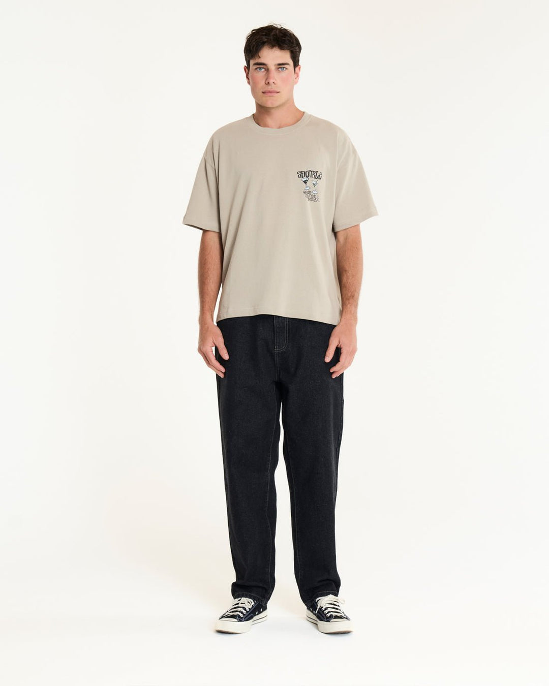 Time To Relax HW T-Shirt - Overdye Silver Lining - Chillis & More NZ