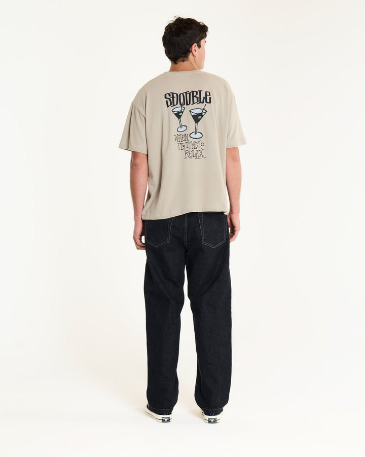 Time To Relax HW T-Shirt - Overdye Silver Lining - Chillis & More NZ