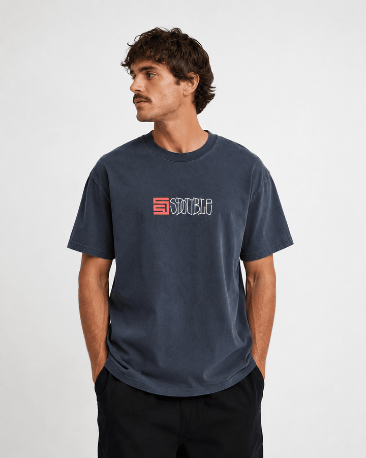 Timeless T-Shirt - Overdye Navy - Chillis & More NZ