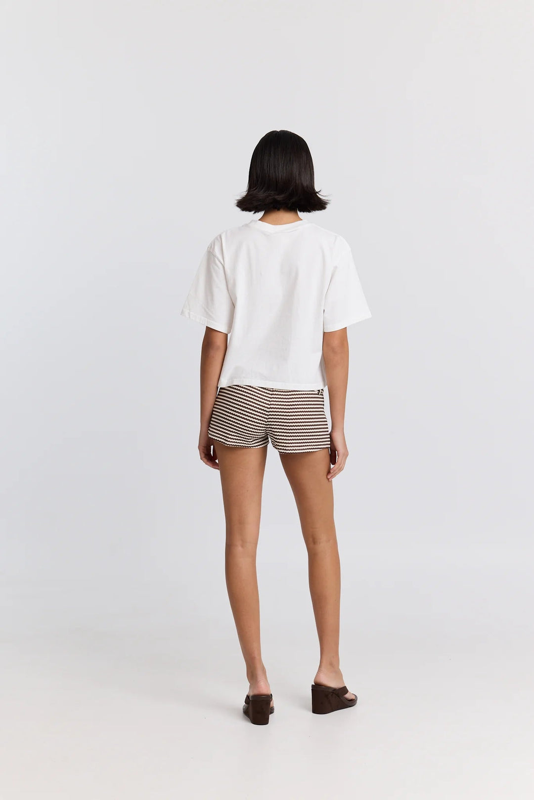 Tiramisu Boxy Crop Tee - Chillis & More NZ
