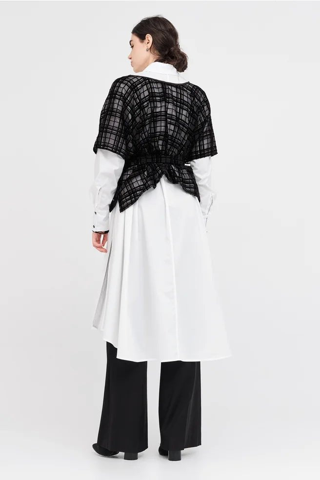 Tracer Tunic - Black Check - Chillis & More NZ