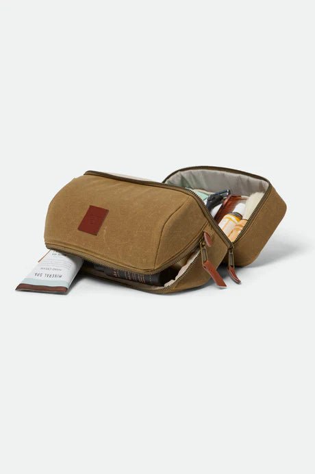 Traveler Dopp Kit - Olive Brown - Chillis & More NZ