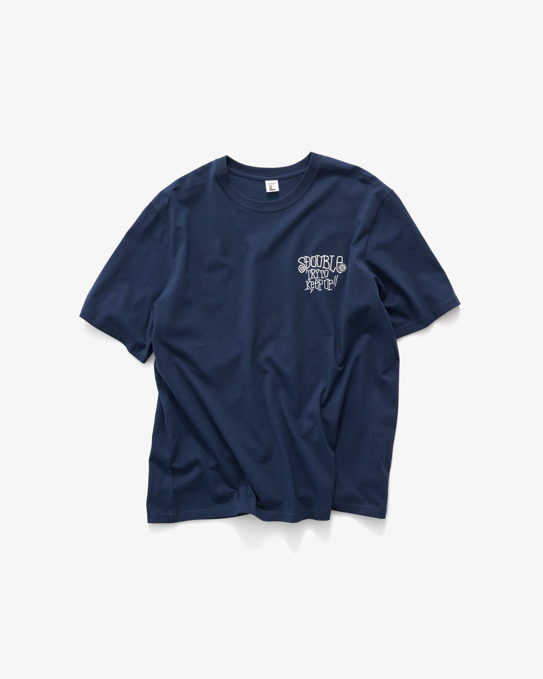 Try To Keep Up T-Shirt - Overdye Navy - Chillis & More NZ